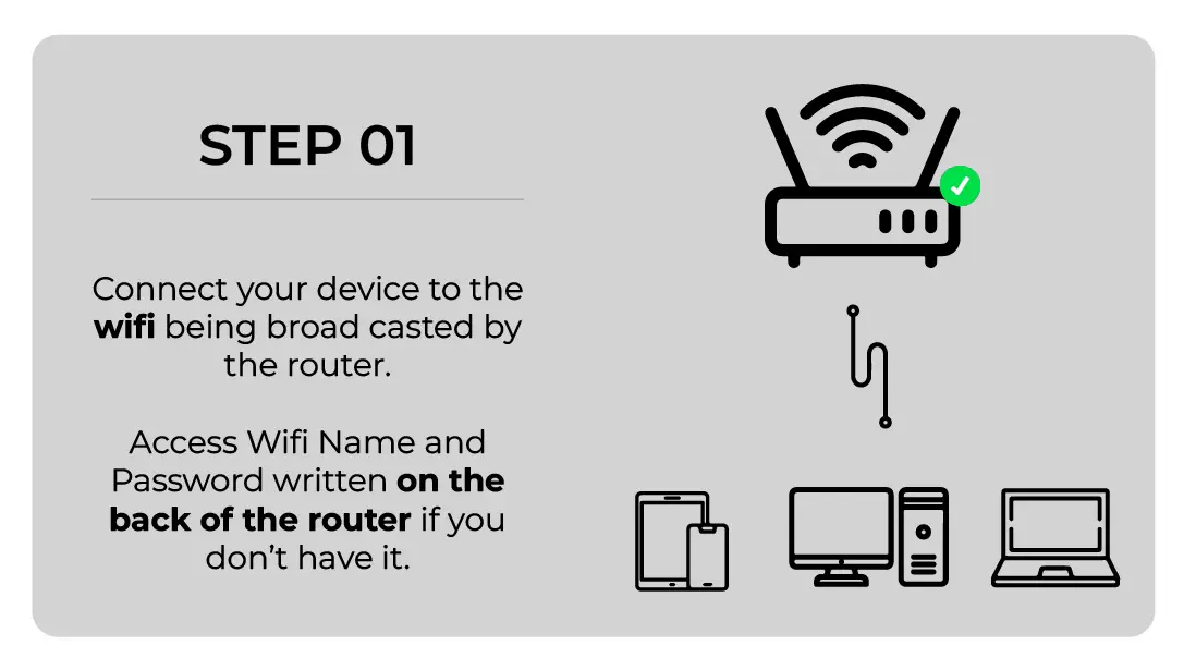 Steps to access Airtel Wifi Router. Connect to wifi.