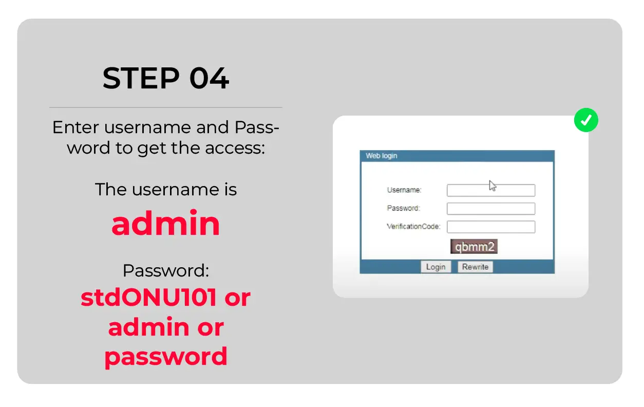 Default Admin Password of NETLINK Admin Portal