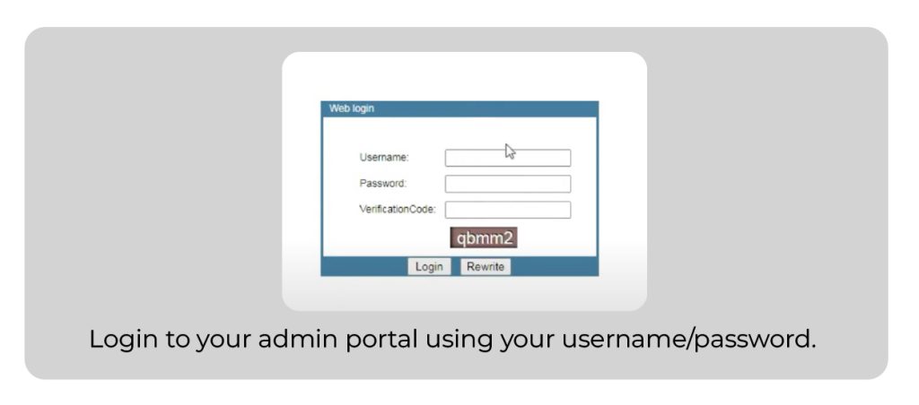 Login to NETLINK Admin portal to change wifi password