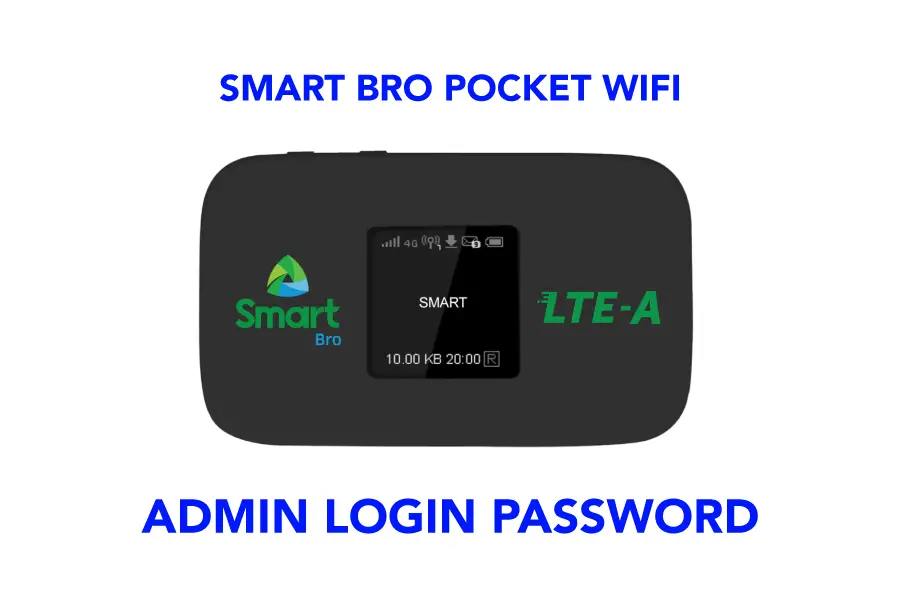 Smart Bro Pocket Wi-Fi Logins: Change Wifi Name Password [Updated]